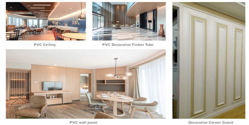 150 - 320Kg/H WPC PVC Wall And Ceiling Panel Board Extrusion Line PVC Panel Extruder Machine