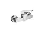 Polished Brass Wall Mounted Shower Mixer Taps For Bathroom