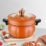 8l Large Capacity Iron Micro Pressure Cooking Pot Maifan Stone Non Stick Coating