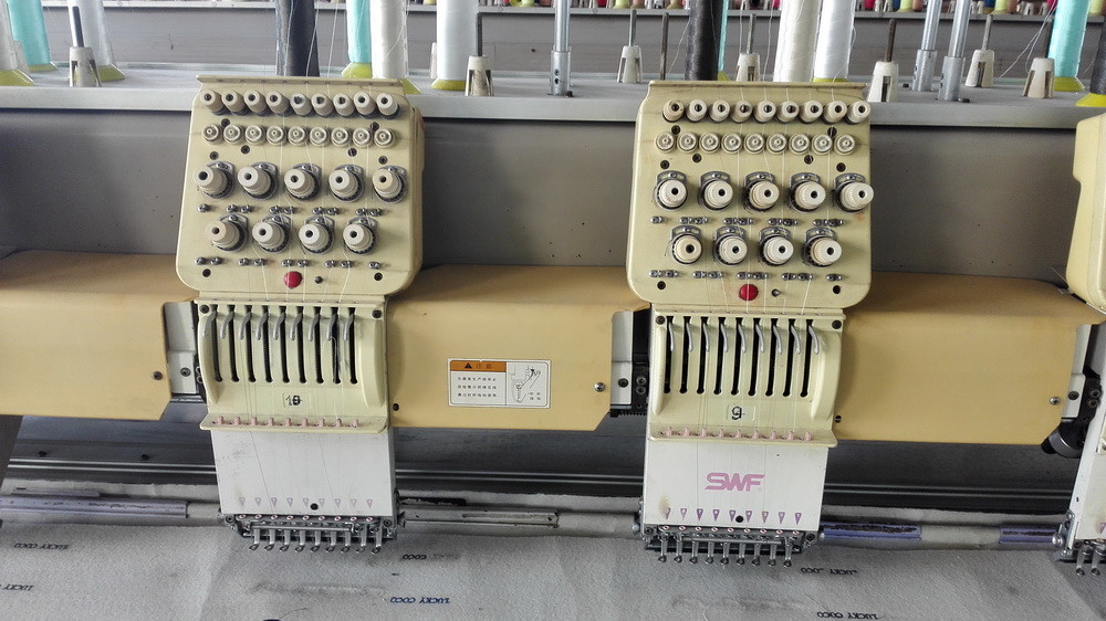 High Performance Used SWF Embroidery Machine 400 x 750mm Emb Area