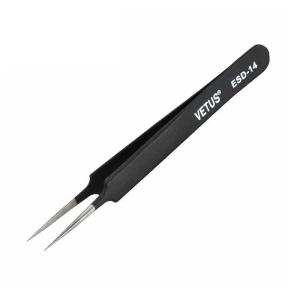 China ESD Disposable Vetus Lash Tweezers Medical Slant Tip Stainless Steel wholesale