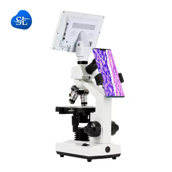 Trinocular Drawtube Electron Microscope for Display in Biology Scientific