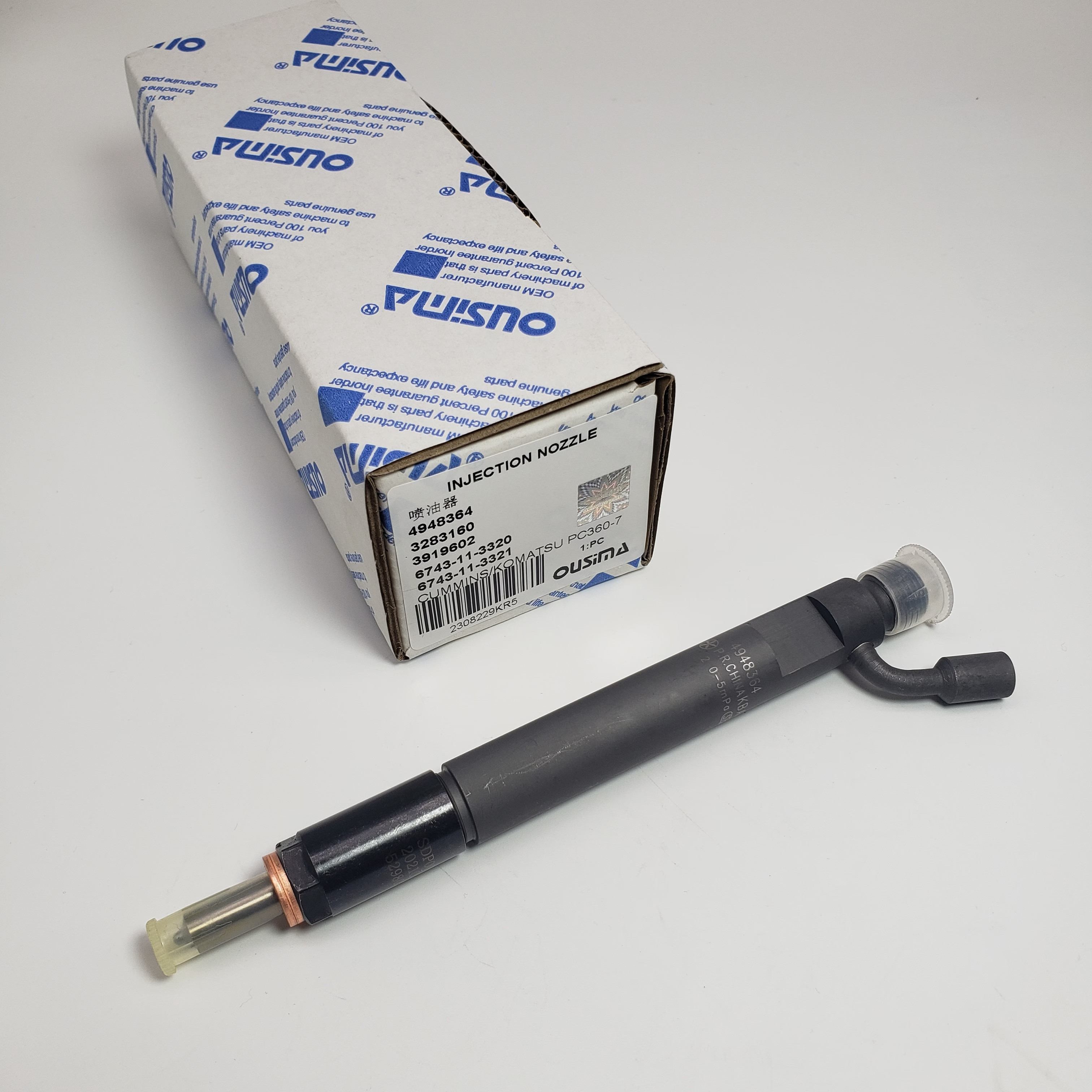 Injection Nozzle 4948364 3283160 3919602 6743-11-3320 6743-11-3321 For KOMATSU PC300-7 PC350-7 PC360-7