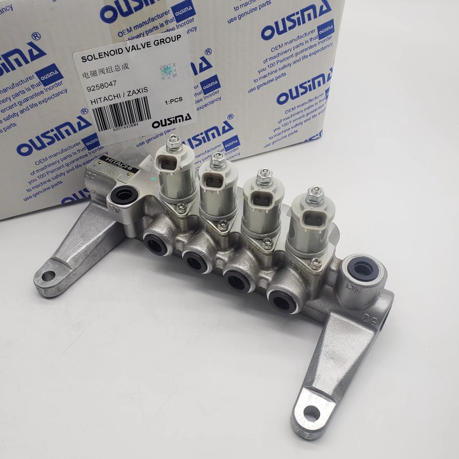 HITACHI ZAXIS Excavator Solenoid Valve , 9258047 Electric Solenoid Valve