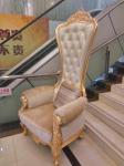Xinyu ISO14001 Antique Hotel Furniture Luxury King Gold Throne Chairs