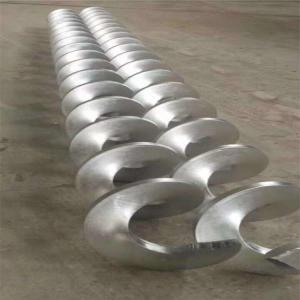 China SUS304 SUS316 Spiral Flight Blade Flexible Screw Conveyor Parts wholesale