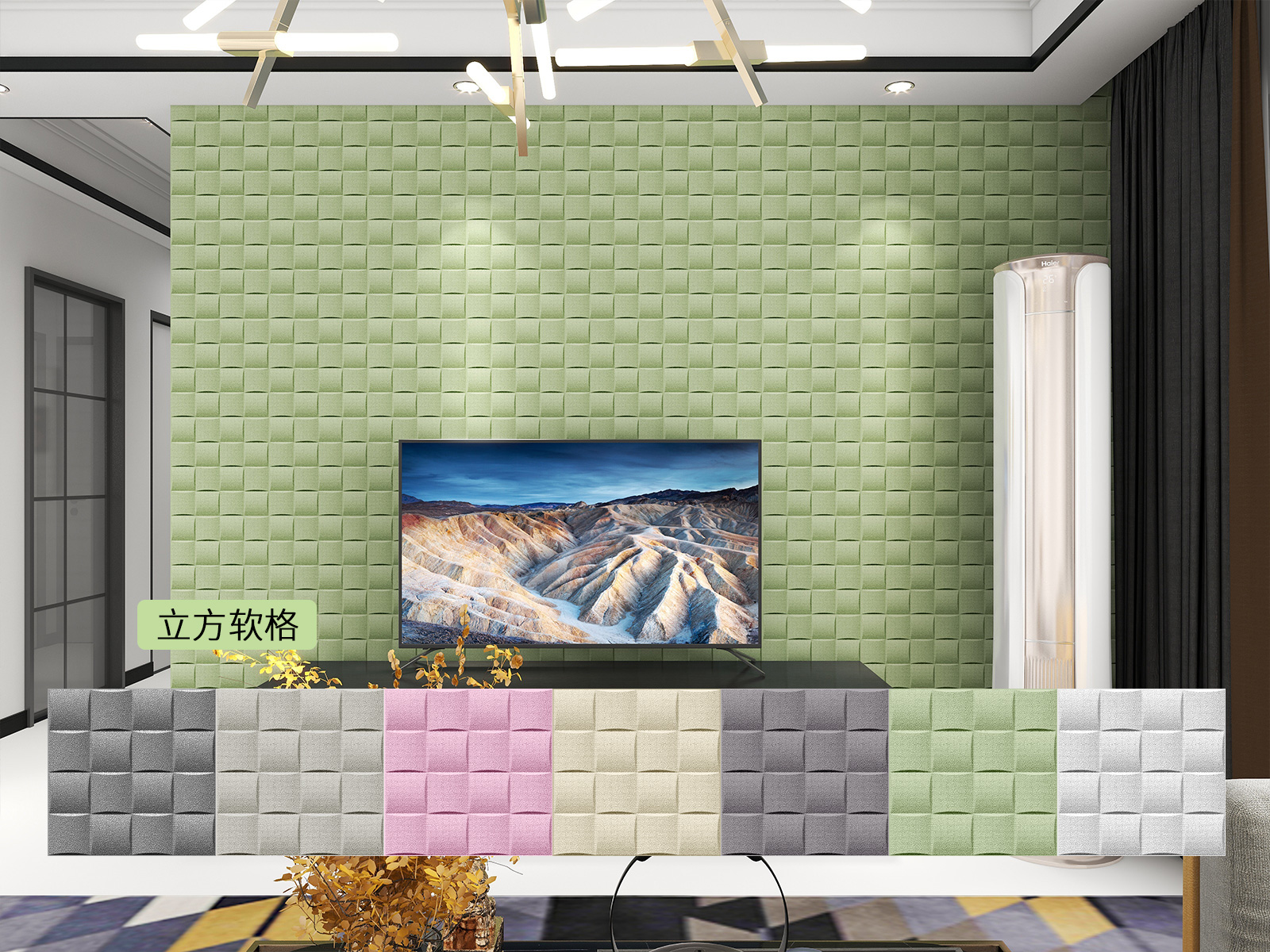 White PE Foam Sheet Wall Stickers 5mm 3D Foam Wallpaper Waterproof