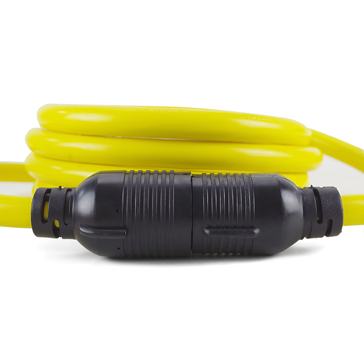 L14-20R Generator Extension Cord Heavy Duty Generator Locking Power Cord 10FT Black Conductor Bared stranded cooper