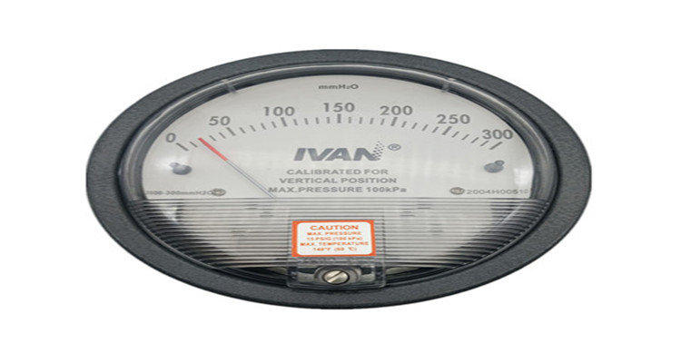 Customized Measure Range 250pa Differential Pressure Meter for Cleanroom Applications
