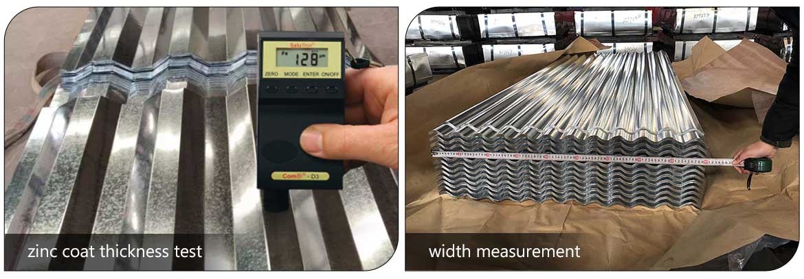Dx51D+Z Galvanized Steel Roofing Sheets strict quality test mannufacturer