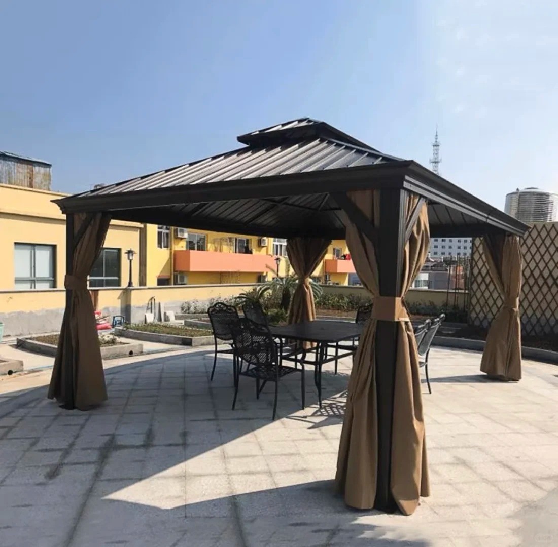 Aluminum Alloy Hardtop Pergola Adding Modern Charm to Your Outdoor Space
