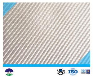 China Flat Loom PET Anticorrosion Woven Geotextile 460G Separation Fabric wholesale