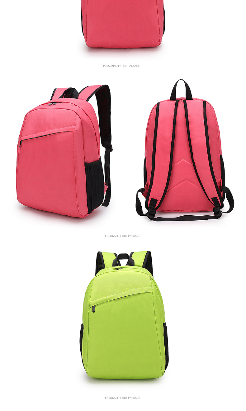 Custom logo fashion middle school students waterproof backpack for kid school bag