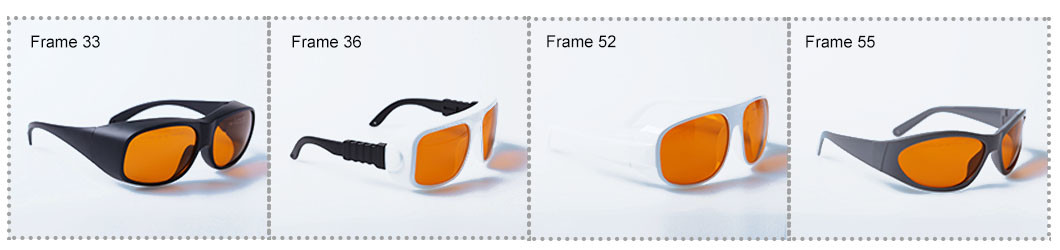 Work Safety Laser Eye Protection Goggles For 2 Line YAG And KTP Q Switch
