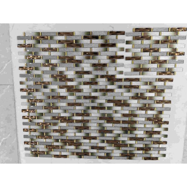 Silver Color Decoration Glass Mosaic for Wall and Floor
