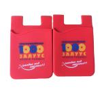 Silicone Mobile Phone Credit Card Holder Case Wallets Sleeve