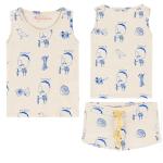 Factory Custom Printed 100% Cotton Baby Girls Boys Clothing sets Baby Clothing