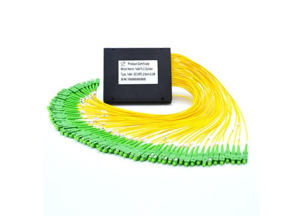 Small Size Optical Cable Splitter , High Reliability Fiber Optic Splitter For