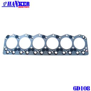 China 6D108 S6D108 Komatsu Cylinder Head Gasket Set 6221-17-1811 6221-K1-3000 wholesale