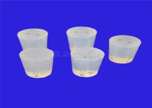 China No Odor Moulded Rubber Parts Colorfast , Transparent Silicone Rubber Plugs wholesale