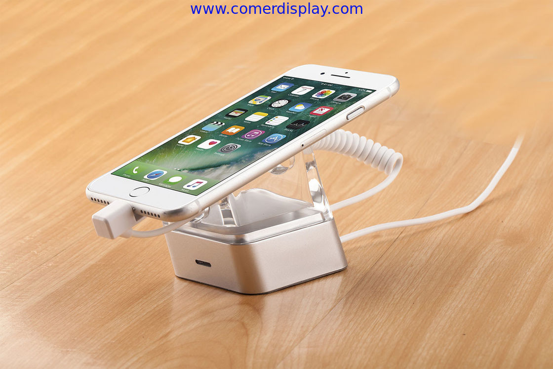 COMER New acrylic display alarm security stands for tablet android mobile iphone