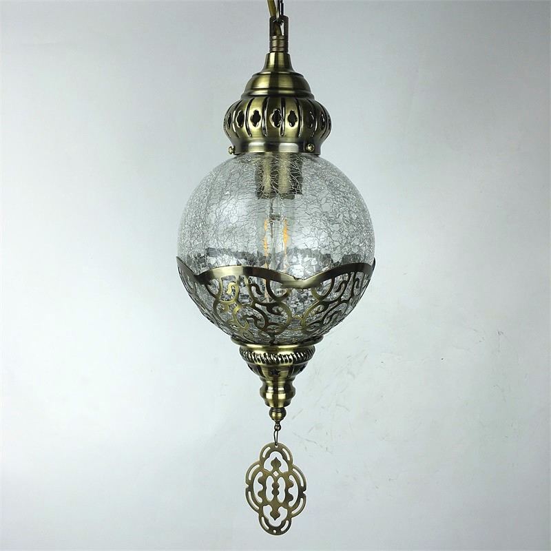 Beautiful Handmade Turkish Mosaic Lamp Single Ball Hanging Lights（WH-DC-21)