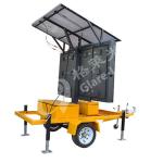 1pcs Outdoor Highway Traffic LED Message Board Screen with Trailer 256*128 32768