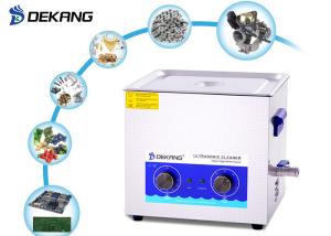 China Mechanical Table Top Ultrasonic Cleaner 30L 500 Watt For Marine Engine Parts wholesale