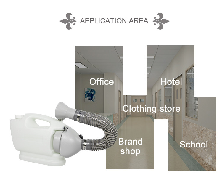 5L ULV electric mist sprayer handheld cold fogger sanitizer disinfecting fogging machine for outdoor/indoor