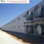 Precision Steel Structure Poultry House Galvanized Steel High Load Bearing