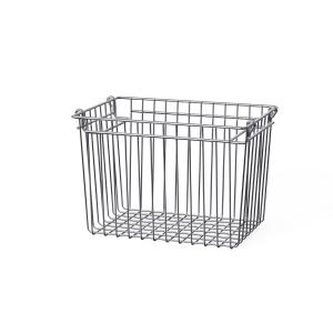 China Stackable Kitchen Organizer Stainless Steel Wire Basket 260x180x80mm wholesale