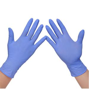 China Blue Powder Free Disposable Nitrile Gloves Hand Gloves disposable nitrile glove wholesale