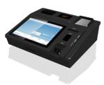 Compact Design Wall Mounted Kiosk , Touch Screen Information Kiosk