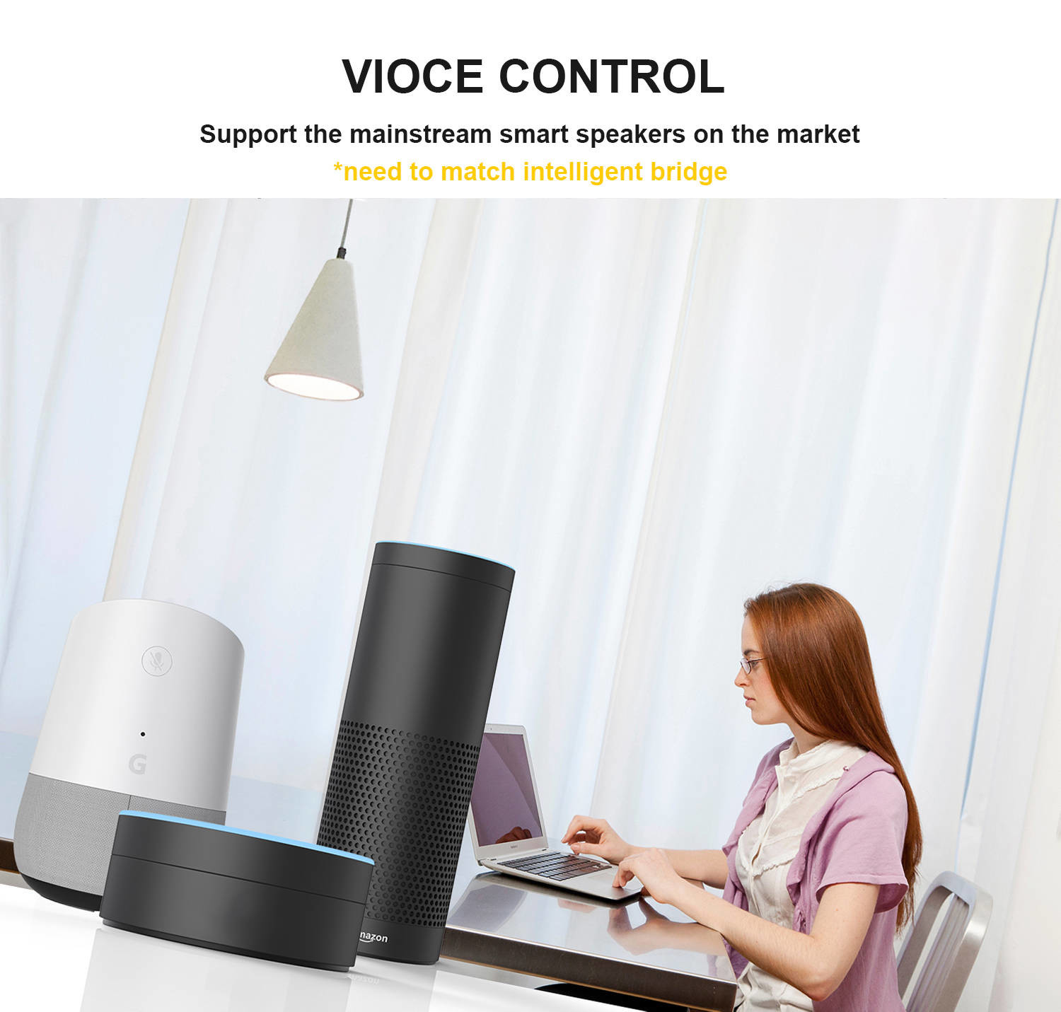 Smart Candle Bulb Bluetooth Mesh Network APP Group Voice Control 2700k To 6500k CCT