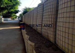 China Earth Sheltered Zinc Aluminum Alloy Hesco Bastion Barrier System 4mm wholesale