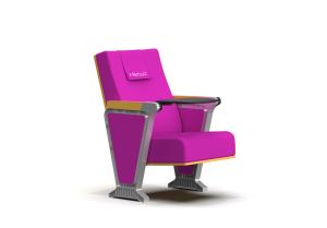 China TUV Commercial Theater Seating Wooden Folding Auditorium Chair With Writing Pad wholesale
