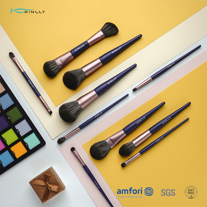 100% Vegan Travel Makeup Brush Set