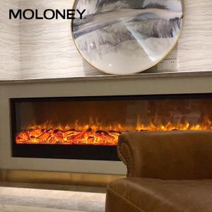 China 60inch 1500mm Wall Insert Fireplace Hot Air Blower Indoor Adjustable Thermostat wholesale
