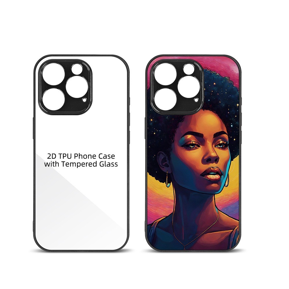 DIY Custom Tempered Glass Sublimation Phone Case For IPhone 16