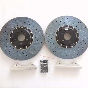 China Cast Iron Drilled Brake Disc 420*40mm For Audi A6 10 Pots Brake Caliper wholesale