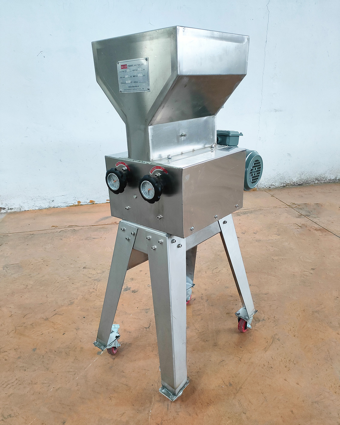 50-150kg/h Capacity Malt Mill Machine Made of Stainless Steel for and Performance