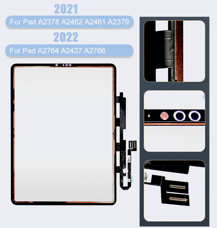 FPC Touch Ipad Digitizer Screen 12.9 1/2/3/4/5th Gen A2764 A2378 A2229 A2014 A1670