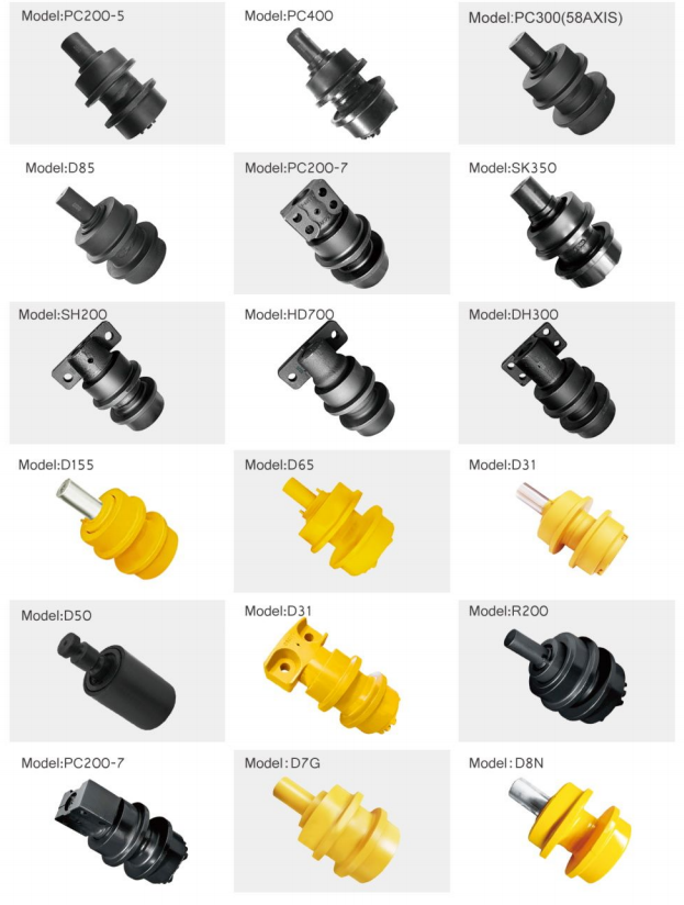 Excavator top roller PC60-6 EX60 SK140 SK200 ZAX210 E120B PC200-5 for excavator spare parts