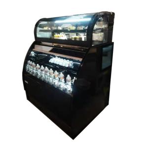 China 28 CU.FT Curved Glass Fridge Open Air Cooler Curtain 110V 60HZ wholesale