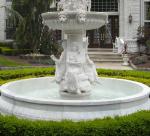 Stone carving statue fountain white marble sculpture water fountains ,stone