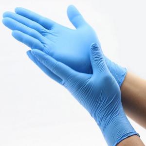 China Powder Free Disposable Safety Gloves , Durable Nitrile Disposable Gloves wholesale