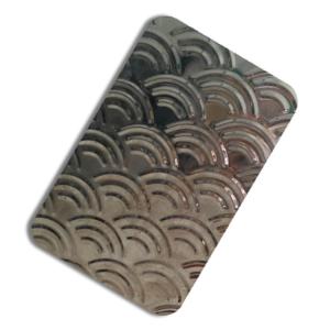 China JIS 2B Finish Stamped Stainless Steel Sheet 304 201 316 430 1500mm Decorative wholesale
