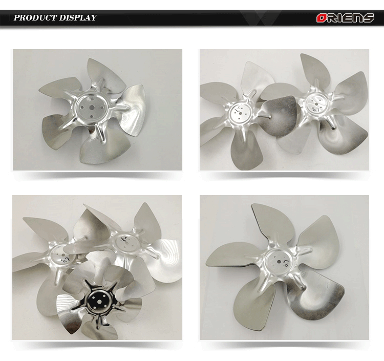 Customized motor assembly air wing aluminium fan blade