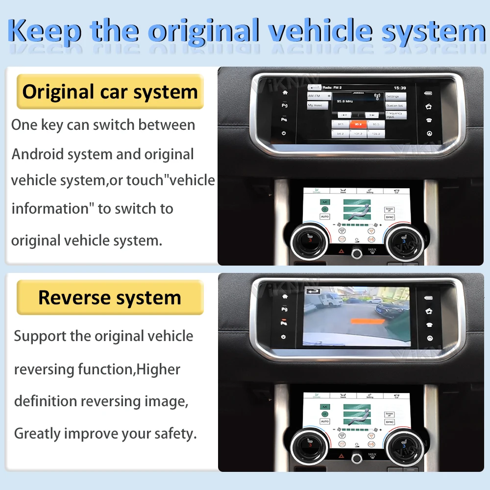 Android Touch Screen Car Radio For Range Rover Evoque L538 L551 2013-2017 Multimedia Player GPS Navigation Carplay