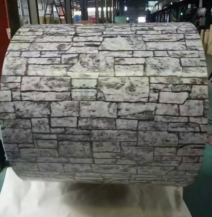 PPGI Prepainted Galvanized Steel Coils 1000 -1500mm Wood Pattern